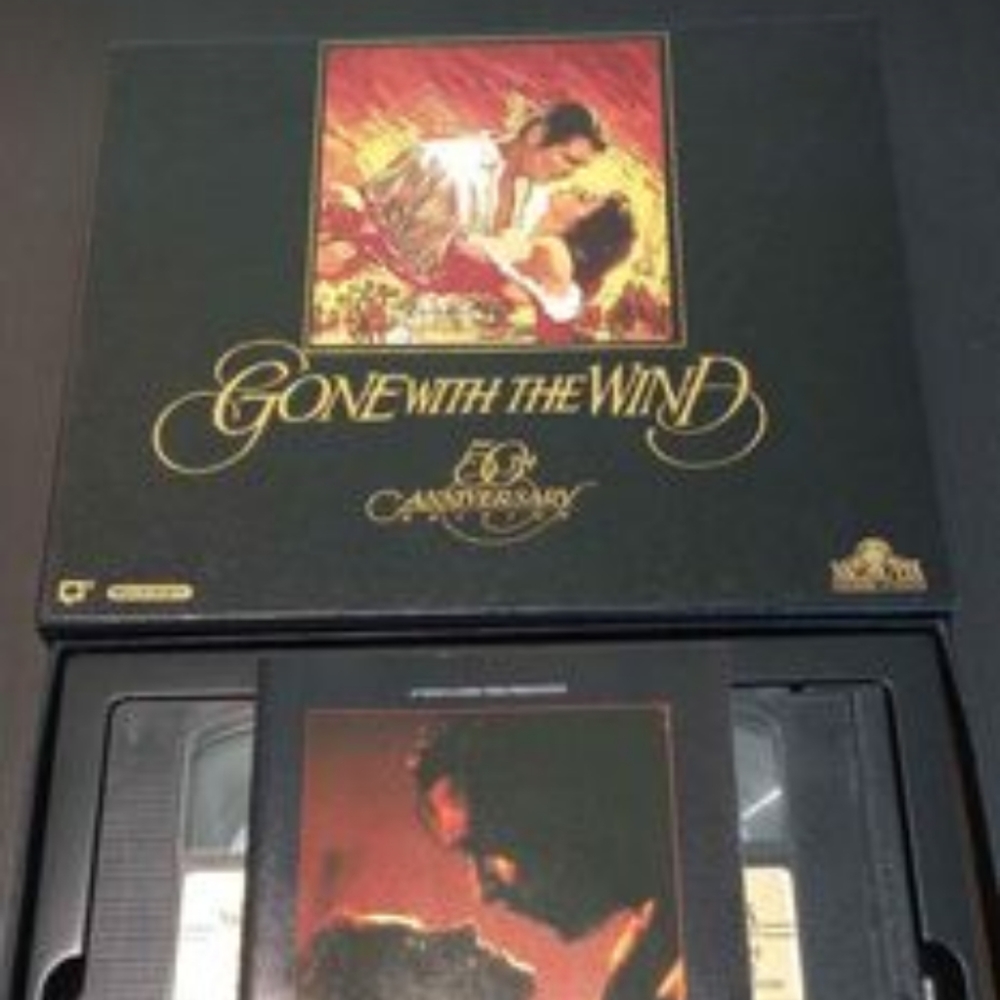 50th Anniversary Gone With the Wind VHS Collectibles